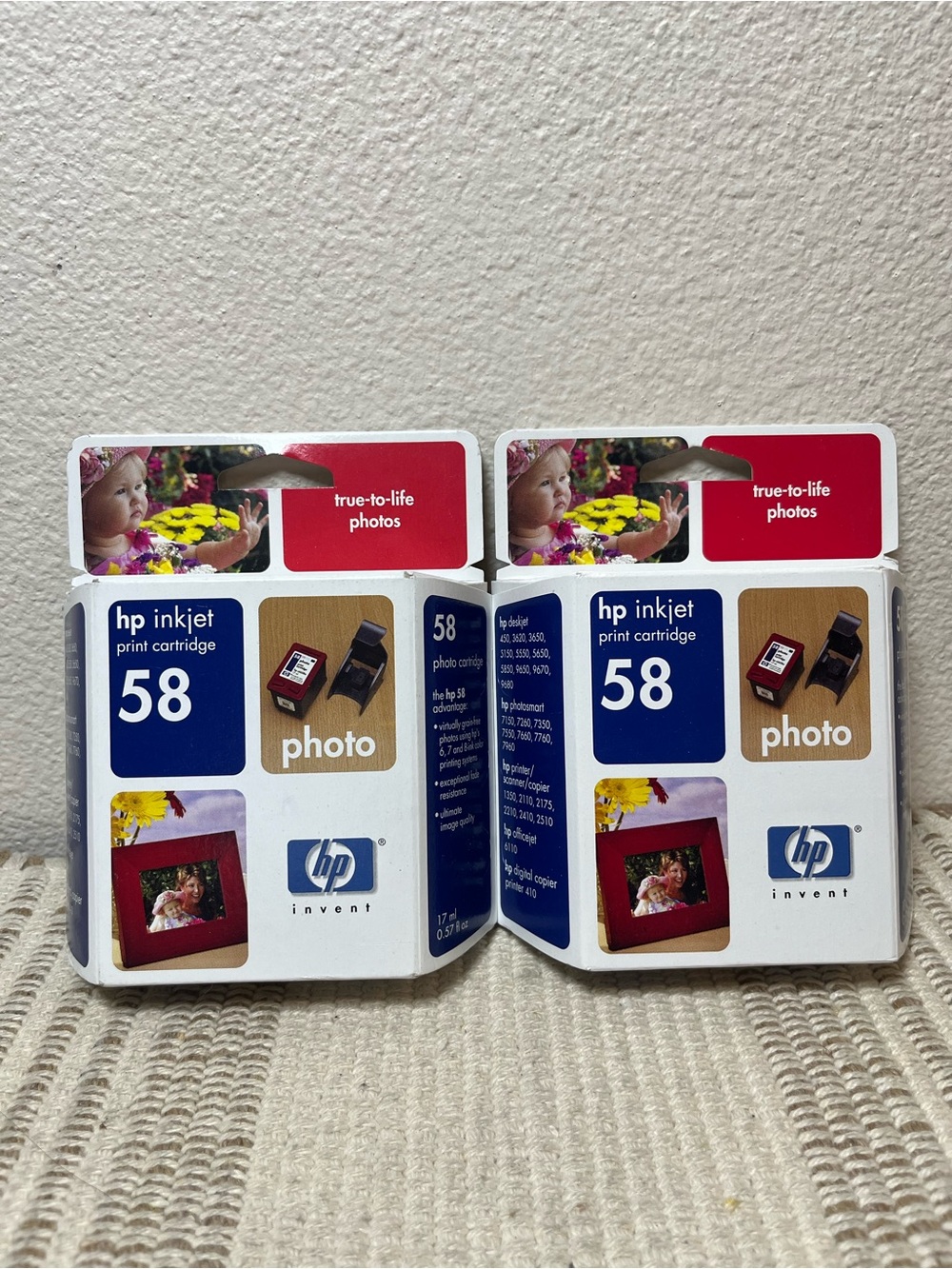 HP 58 Photo ink 2 pack